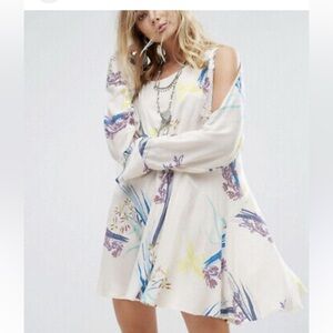 Free People Clear Skies Floral Tunic Dress